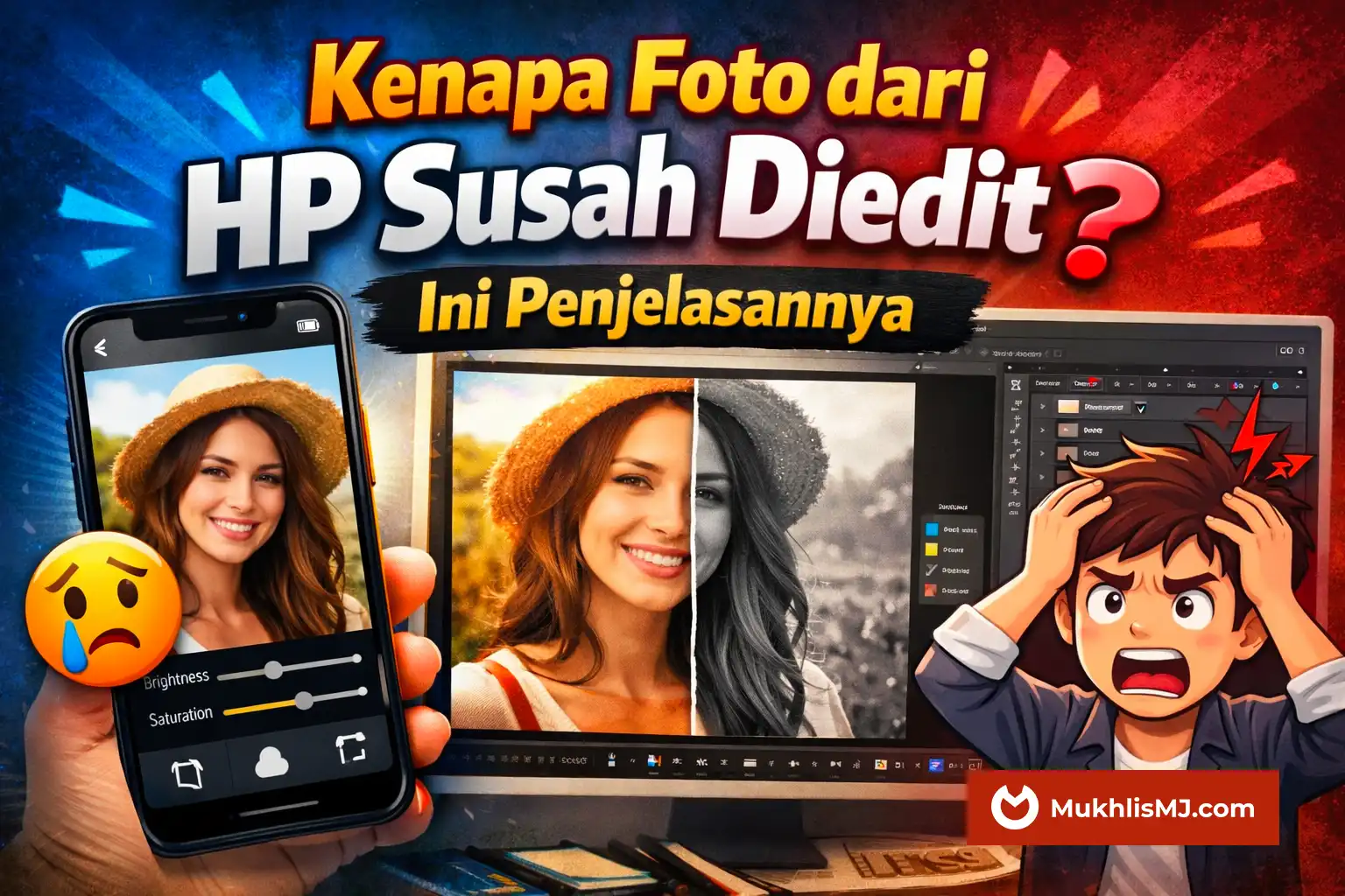 Kenapa Foto Dari Hp Susah Diedit? Ini Penjelasannya